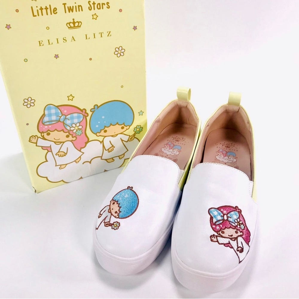 New Sanrio Little Twin Stars Slip On Sneaker Shoes size 37
